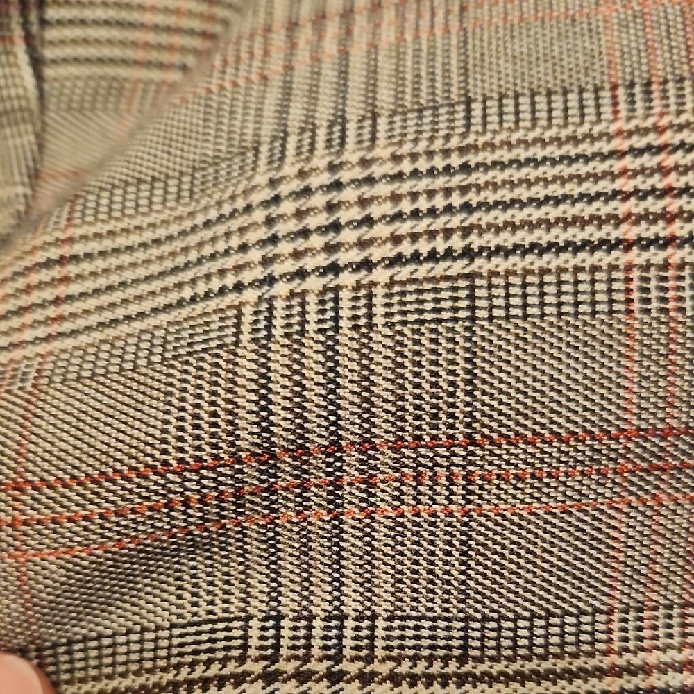 Lane Bryant Shorts Womens 24 Bermuda Tartain Plaid Brown Tan Black Gray
